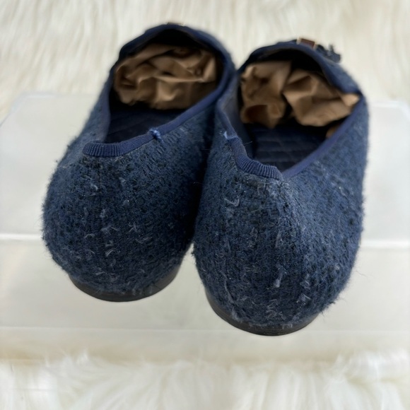 TORY BURCH CHANDRA FLATS- LOAFERS SHOES SIZE 7.5 - Picture 3 of 12